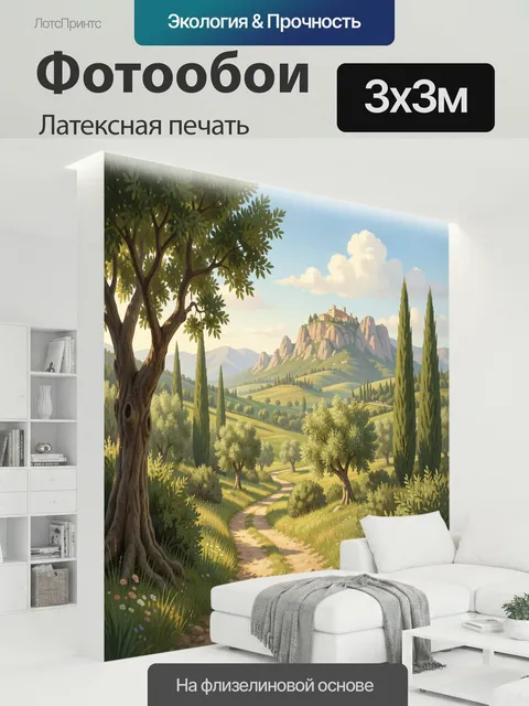 300 × 300 см · Латексная печать