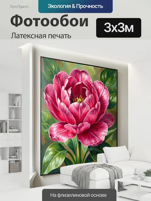300 × 300 см · Латексная печать
