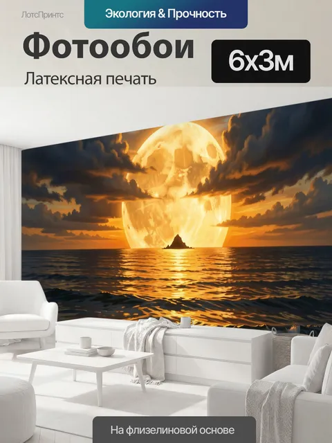 600 × 300 см · Латексная печать
