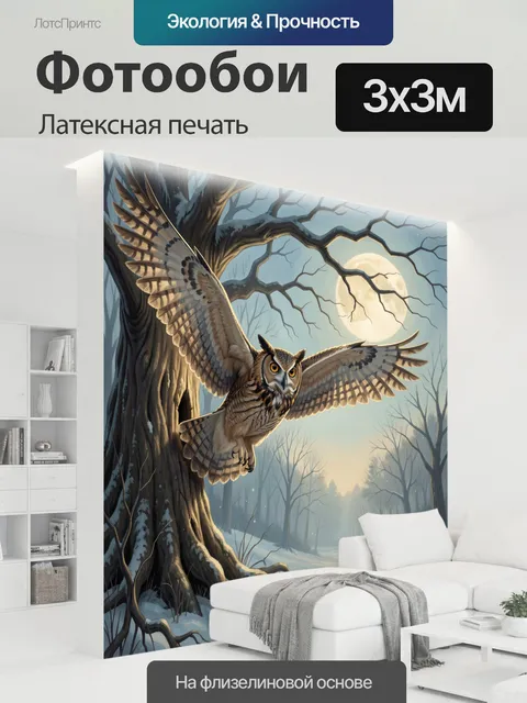 300 × 300 см · Латексная печать