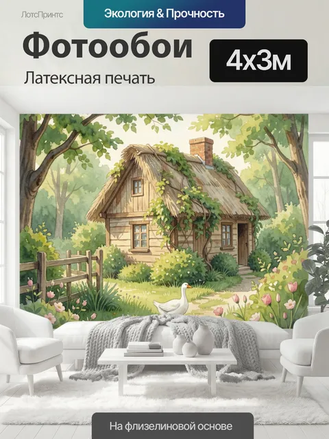 400 × 300 см · Латексная печать