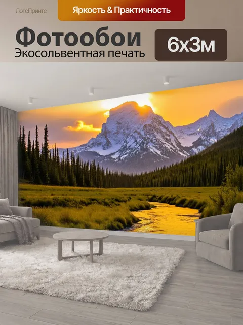 600 × 300 см · Экосольвентная печать