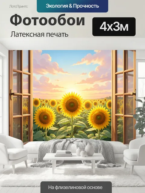 400 × 300 см · Латексная печать