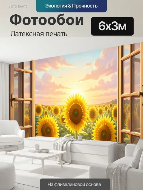 600 × 300 см · Латексная печать