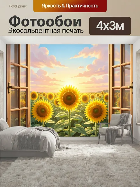 400 × 300 см · Экосольвентная печать