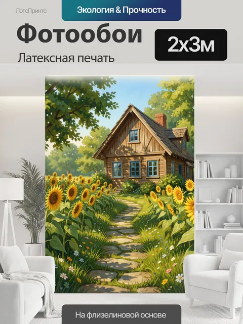 200 × 300 см · Латексная печать