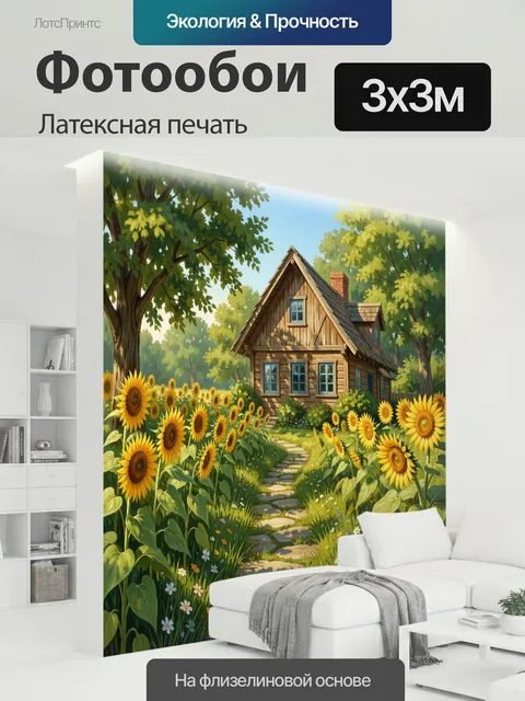 300 × 300 см · Латексная печать
