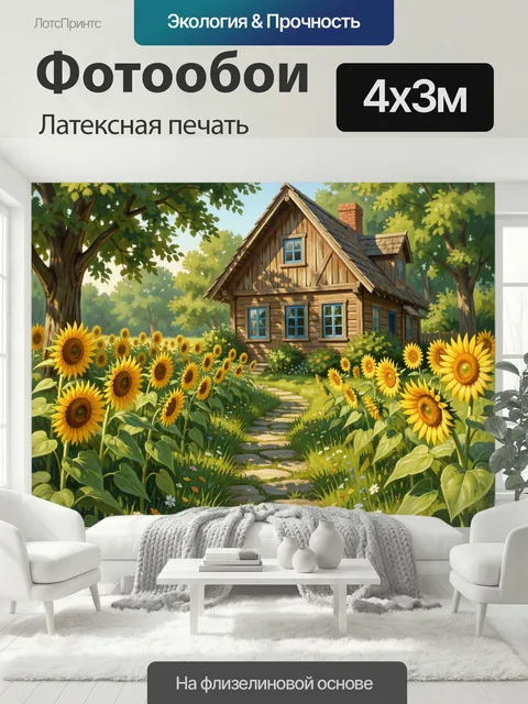 400 × 300 см · Латексная печать