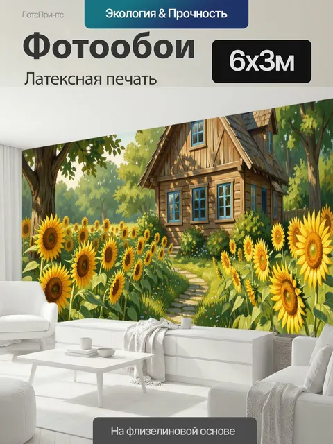 600 × 300 см · Латексная печать