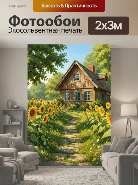 200 × 300 см · Экосольвентная печать