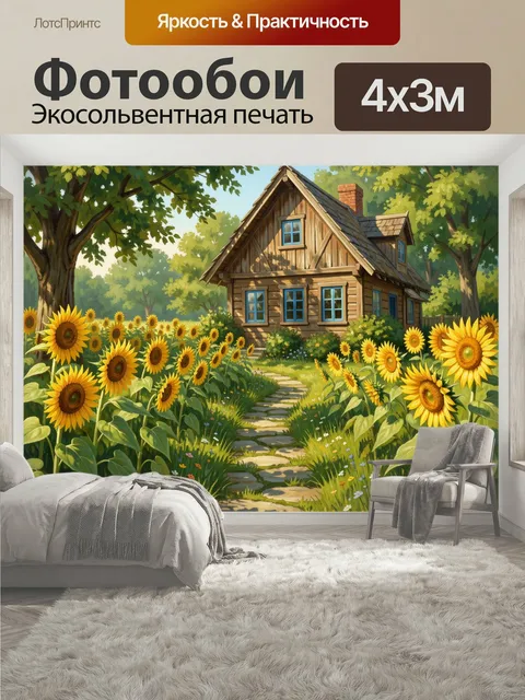 400 × 300 см · Экосольвентная печать