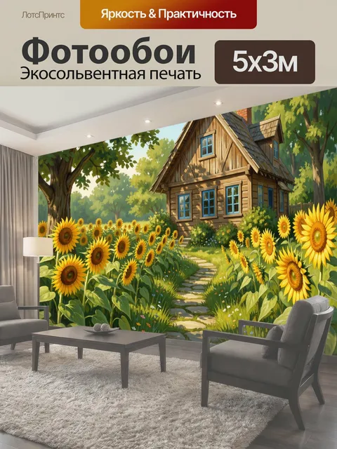 500 × 300 см · Экосольвентная печать