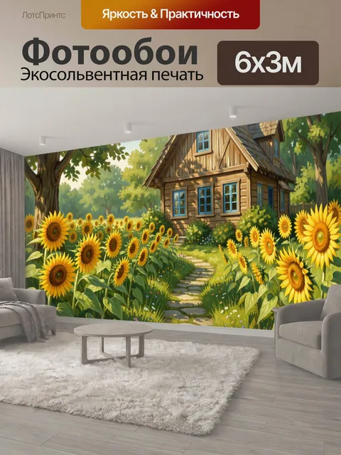 600 × 300 см · Экосольвентная печать