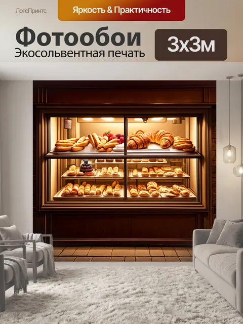 Фотообои Классический вид французской пекарни