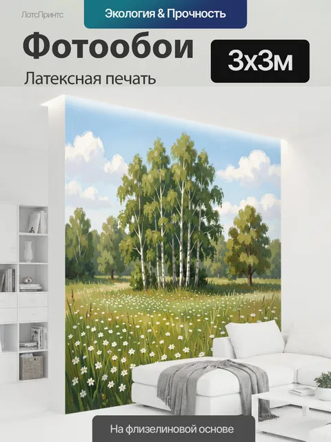 300 × 300 см · Латексная печать