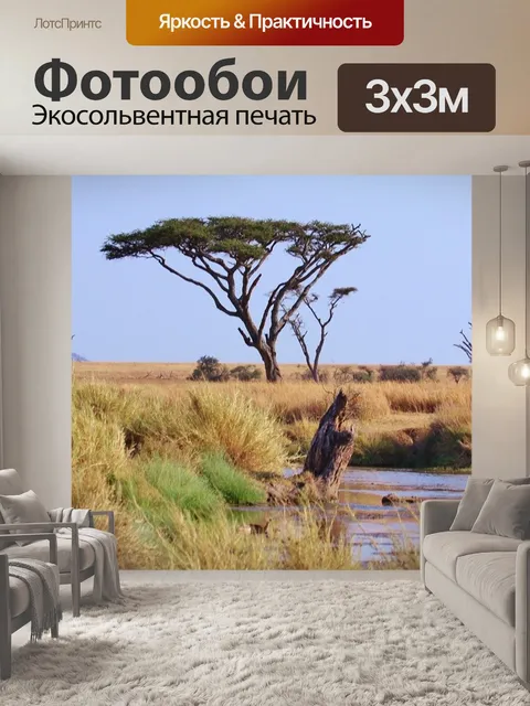 Фотообои Танзания, африка, серенгети