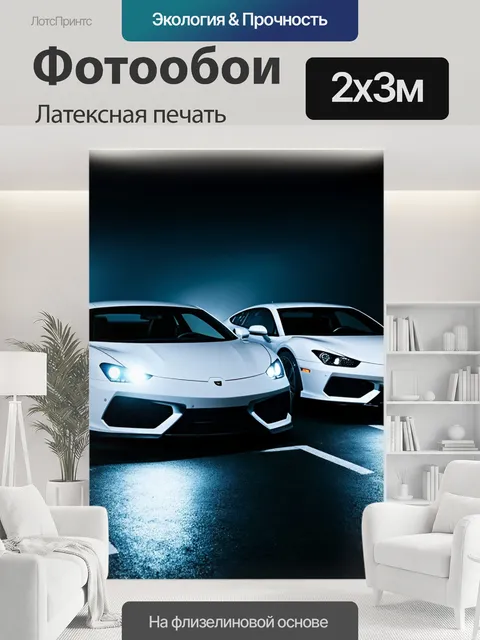 200 × 300 см · Латексная печать