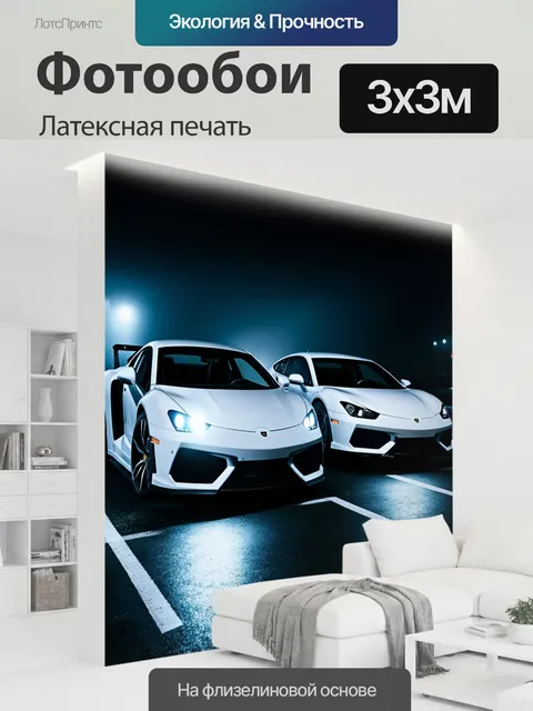 300 × 300 см · Латексная печать