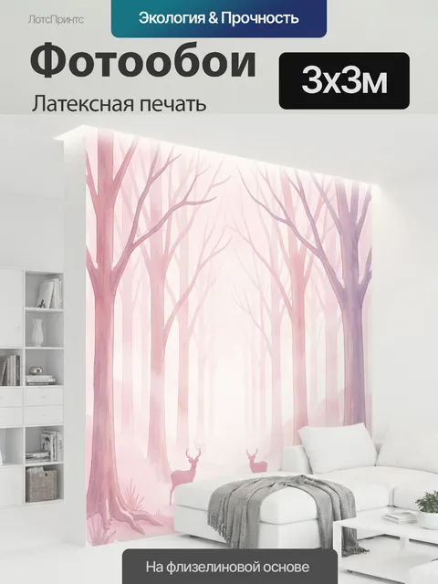 300 × 300 см · Латексная печать