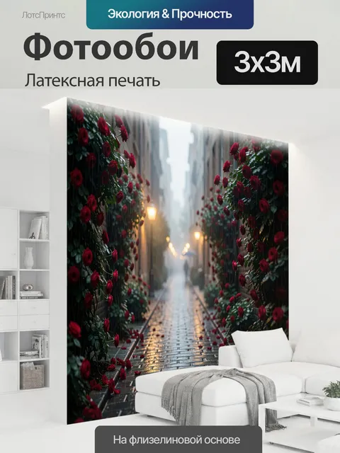 300 × 300 см · Латексная печать