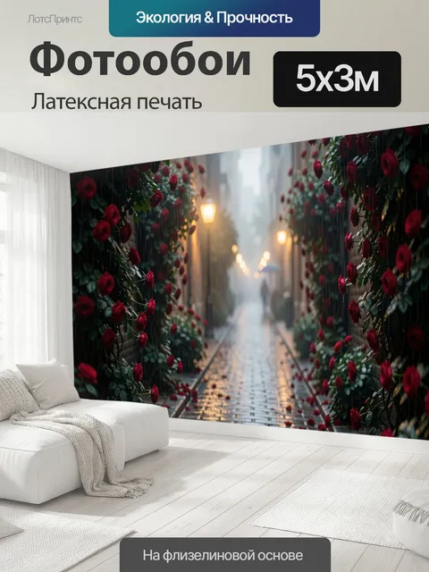 500 × 300 см · Латексная печать