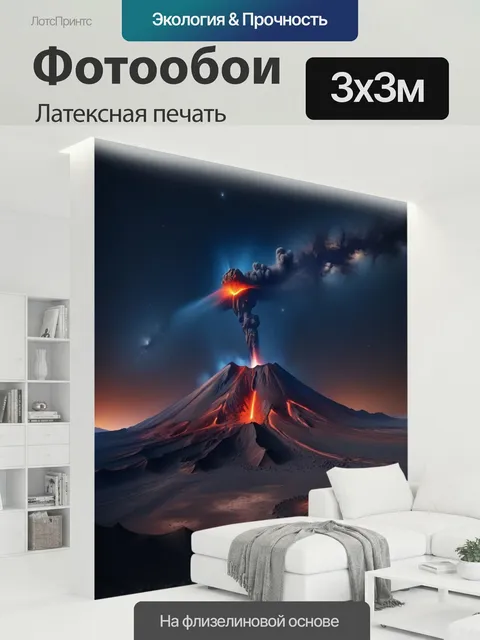 300 × 300 см · Латексная печать