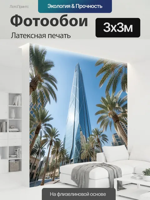 300 × 300 см · Латексная печать