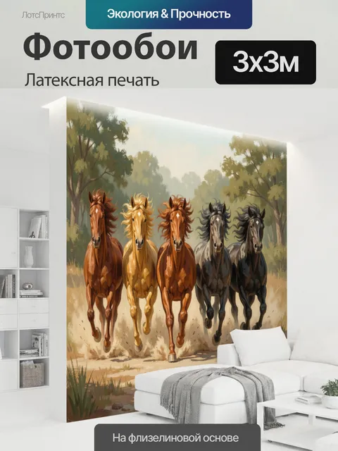 300 × 300 см · Латексная печать