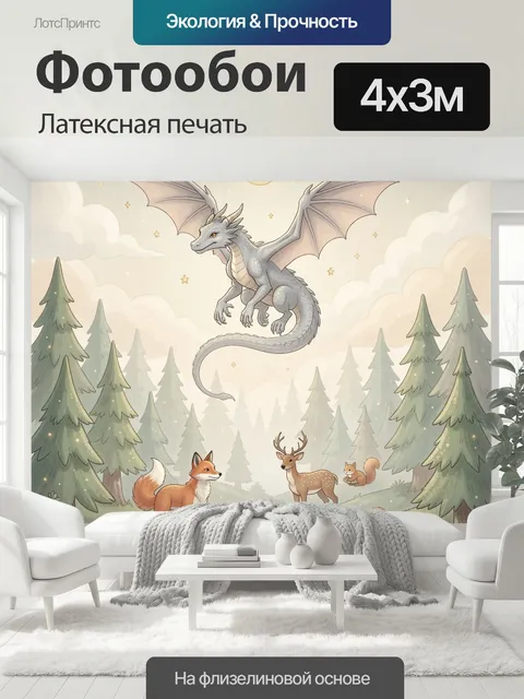 400 × 300 см · Латексная печать