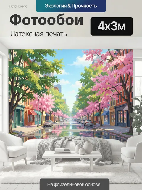 400 × 300 см · Латексная печать