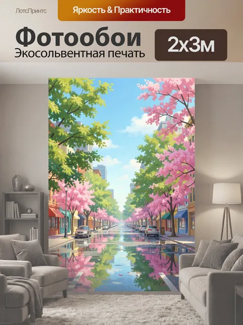200 × 300 см · Экосольвентная печать