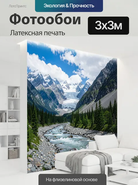 300 × 300 см · Латексная печать