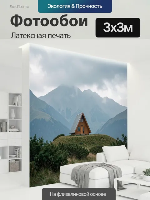300 × 300 см · Латексная печать