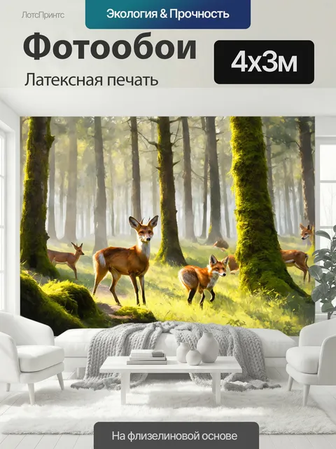 400 × 300 см · Латексная печать
