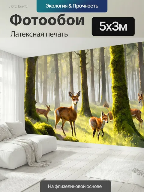 500 × 300 см · Латексная печать
