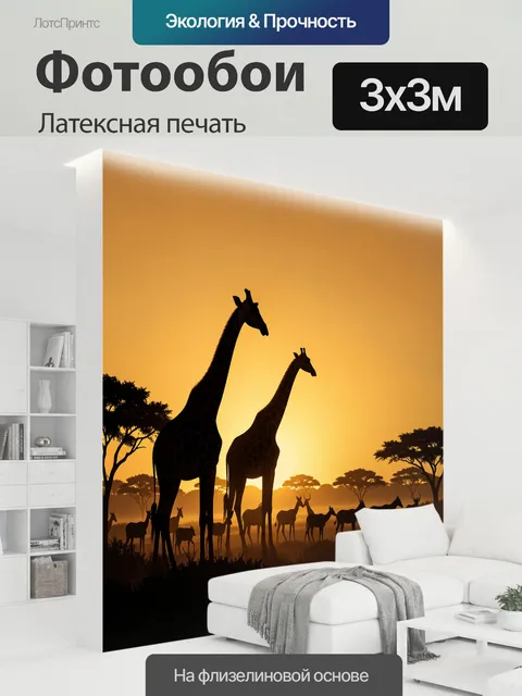 300 × 300 см · Латексная печать