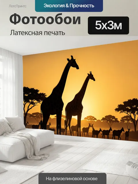 500 × 300 см · Латексная печать
