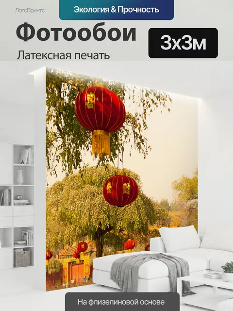 300 × 300 см · Латексная печать