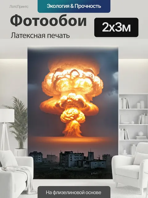 200 × 300 см · Латексная печать