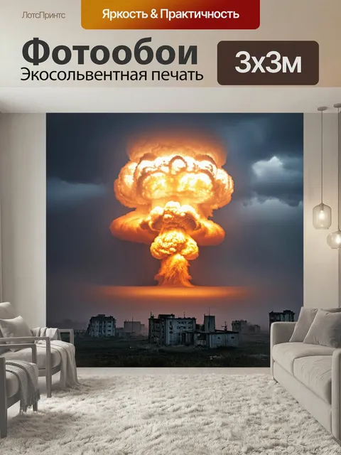 300 × 300 см · Экосольвентная печать