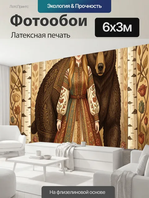 600 × 300 см · Латексная печать