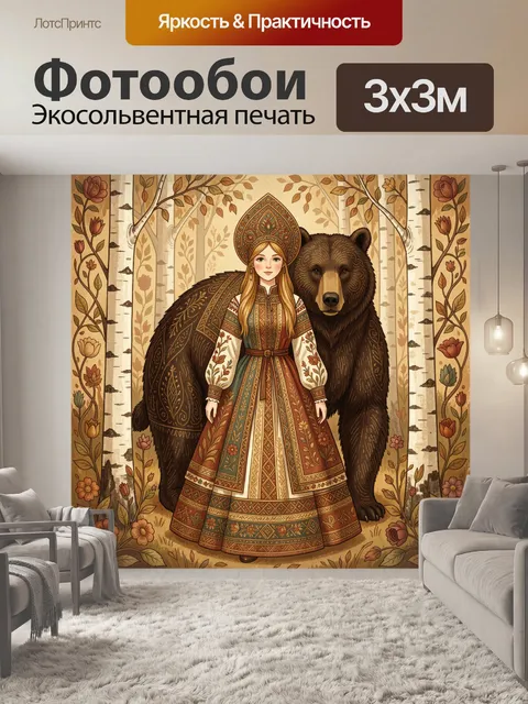 300 × 300 см · Экосольвентная печать