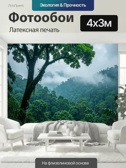 400 × 300 см · Латексная печать