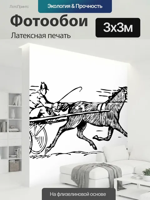 300 × 300 см · Латексная печать