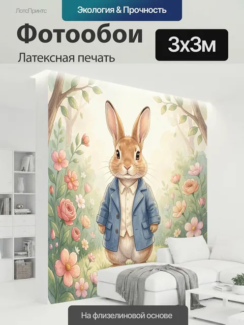 300 × 300 см · Латексная печать