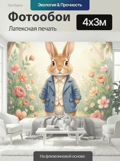 400 × 300 см · Латексная печать