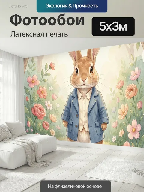 500 × 300 см · Латексная печать