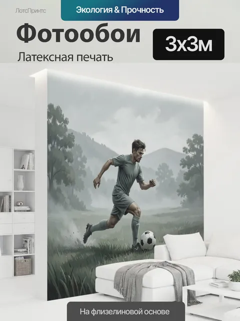300 × 300 см · Латексная печать