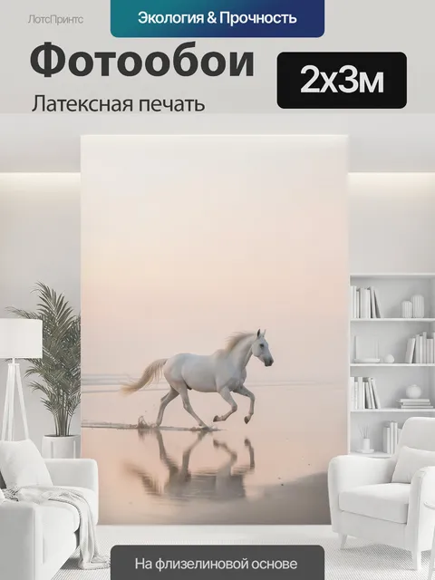 200 × 300 см · Латексная печать
