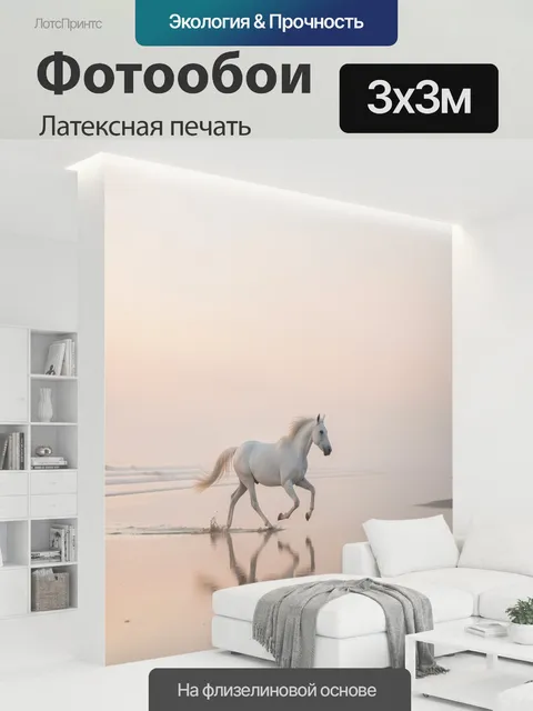 300 × 300 см · Латексная печать